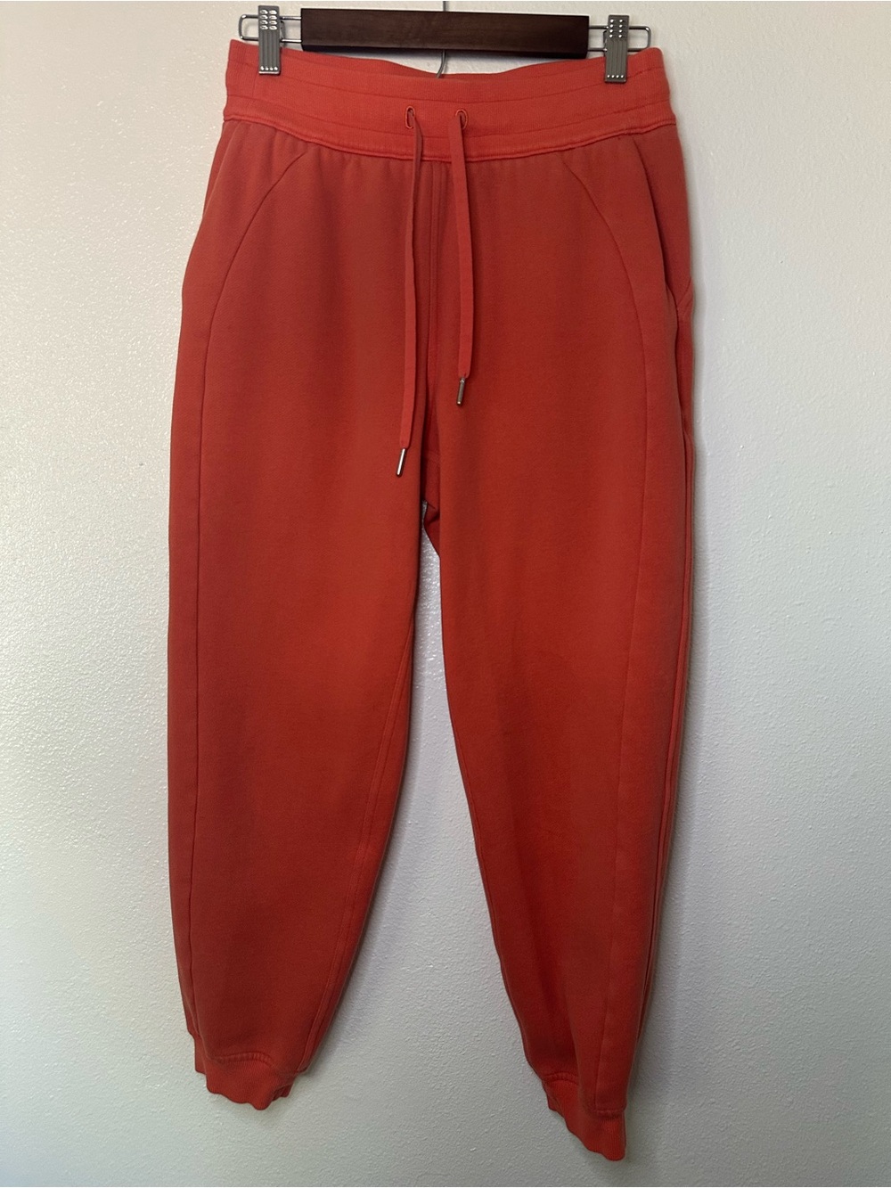 lululemon athletica Rust Orange Drawstring Joggers